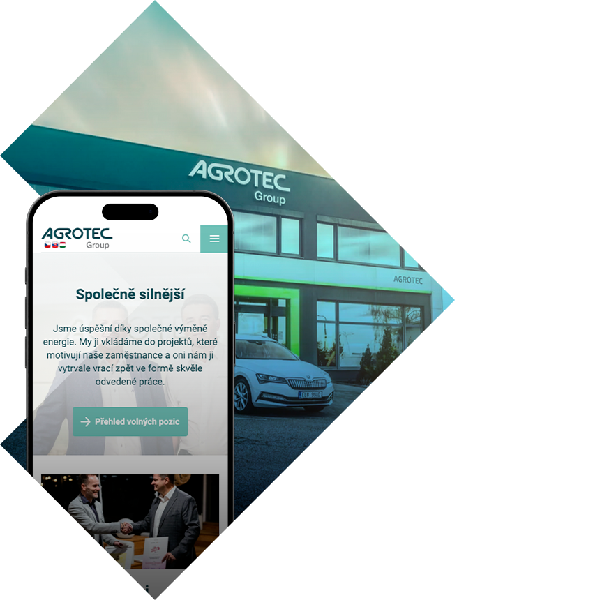 Agrotec: nový web a kariérní portál pro lepší spojení s uchazeči